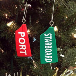 Port & Starboard Rowing Blade Ornaments