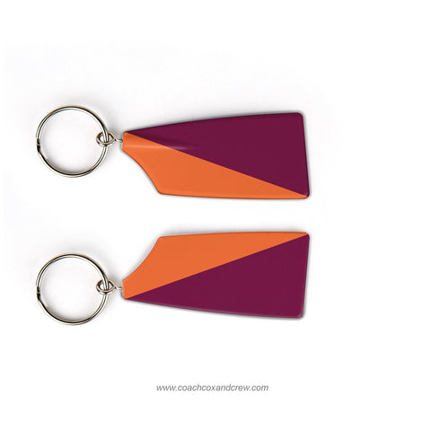Virginia Tech Crew Rowing Team Keychain (VA)
