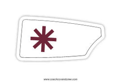 Santa Clara University Women's Team Oar Sticker (CA)
