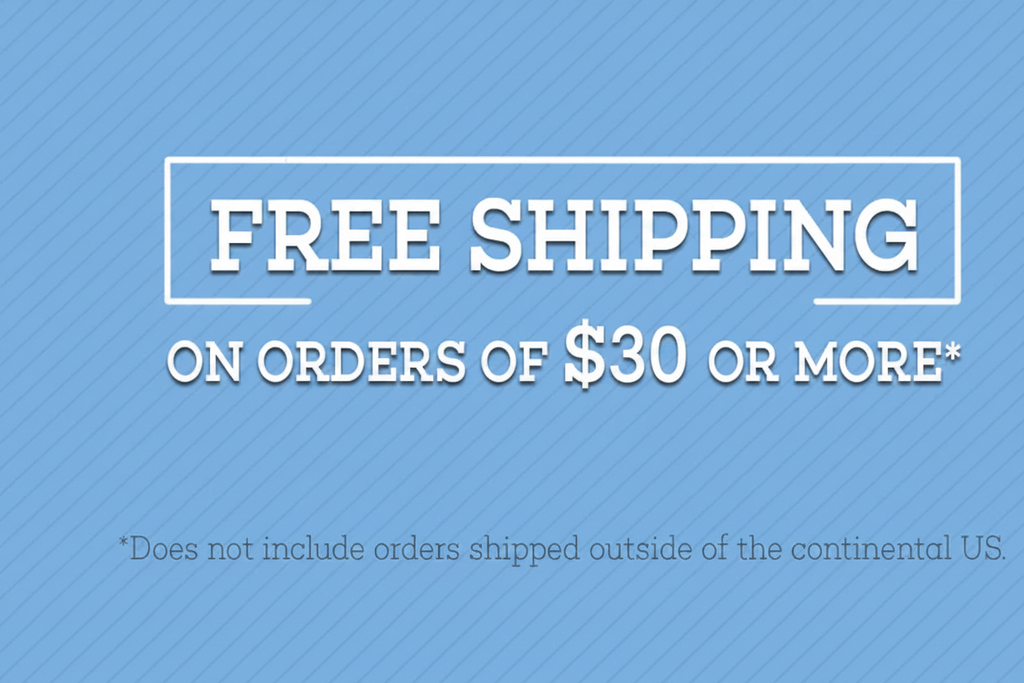 Free Shipping $30