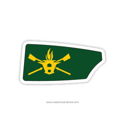 Ann Arbor Huron HS Oar Sticker (MI)