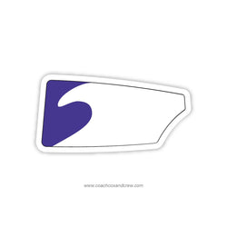 Ann Arbor Pioneer White HS Oar Sticker (MI)