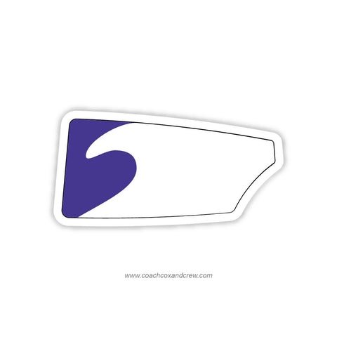 Ann Arbor Pioneer White HS Oar Sticker (MI)