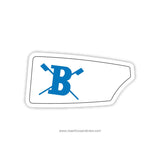Berkley Preparatory School Oar Sticker (FL)