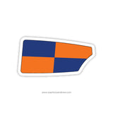 Clemson Univ Rowing Association Oar Sticker (SC)