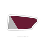 Conestoga Crew Club Oar Sticker (PA)