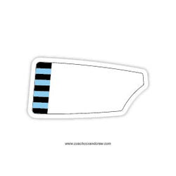 DC National Rowing Club Team Oar Sticker (MD)