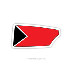 Davidson College Crew Oar Sticker (NC)