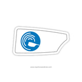 East Tennessee Rowing Org Oar Sticker (TN)