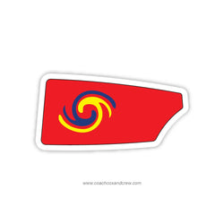 Great River Rowing Oar Sticker (CT)