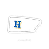 Hamilton College Oar Sticker (NY)