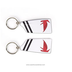 James Madison Warhawk Crew Rowing Team Keychain (VA)