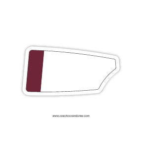 Lafayette College Crew Club Oar Sticker (PA)