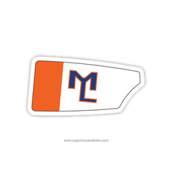 Mountain Lakes Rowing Club Oar Sticker (NJ)