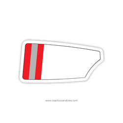 Ohio State University Crew Club Oar Sticker (OH)