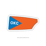 Oklahoma City Rowing Oar Sticker (OK)