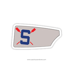 Parkersburg South High School Oar Sticker (WV)