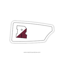 Radnor High School Crew-Girls Oar Sticker (PA)