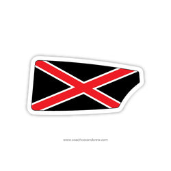 Rhodes College Crew Oar Sticker (TN)