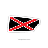 Rhodes College Crew Oar Sticker (TN)