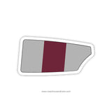 St. Joseph's University Women Oar Sticker (PA)