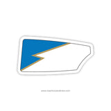 Stanton Riverbank Rowing Boys Oar Sticker (FL)