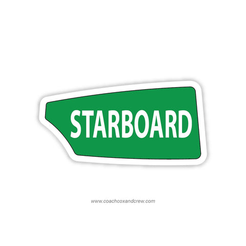 Starboard Blade Oar Sticker