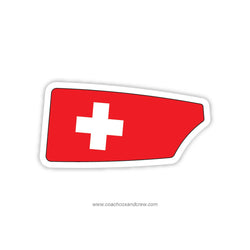 Switzerland National Team Oar Sticker