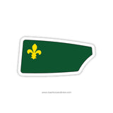 Tulane University Rowing Oar Sticker (LA)