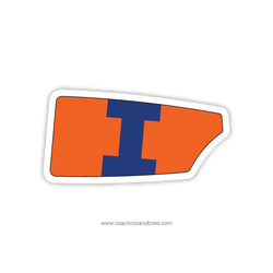 University of Illinois Rowing Oar Sticker (IL)