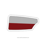 Vespers Boat Club Oar Sticker (PA)