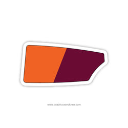 Wayland Weston Rowing Association Oar Sticker (MA)