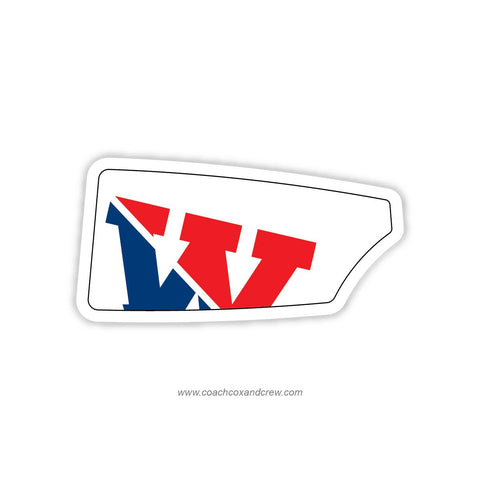 Wharton Rowing Club Oar Sticker (PA)