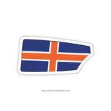 Wheaton College Crew Oar Sticker (IL)