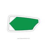 Woodrow Wilson Sr High School Crew Oar Sticker (DC)