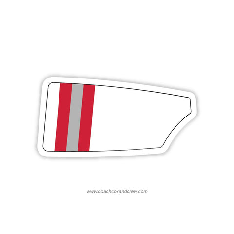 Worcester Polytechnic Institute Oar Sticker (MA)